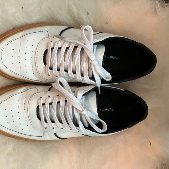 Reformation Leather Sneakers - Size 7 - Picture 3 of 4